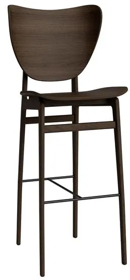 NORR11 Elephant Barkruk H75 cm Donker Gerookt Eikenhout
