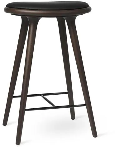 Mater High Stool Barkruk Donker Gebeitst Beuken 69cm