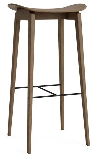 NORR11 NY11 Barkruk H75 cm Licht Gerookt Eikenhout