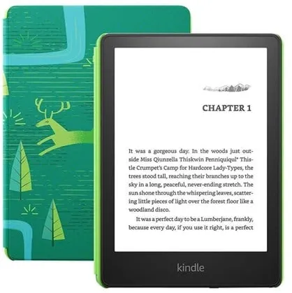 Amazon Kindle Paperwhite 5 16GB Kids Edition - Zwart (incl. Emerald Forest Cover)