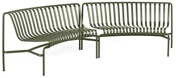 HAY Palissade Park Dining Bank In/In Beginnerset 2 Stuks. Olijf