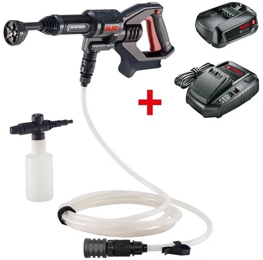 AL-KO Hogedrukreiniger Accu hogedrukreiniger PW 1850 18 V incl. accu en oplader