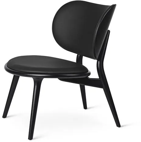 Mater The Lounge Chair Fauteuil Zwart Beuk
