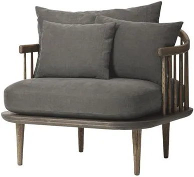 &Tradition Fly SC1 Fauteuil Hot Madison 093/Gerookt Eiken