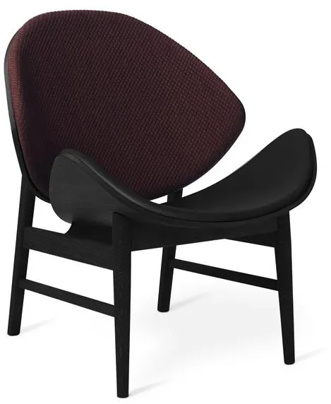 Warm Nordic The Orange Fauteuil met Zit- en Rugbekleding Mosaic 682/Zwart Eiken