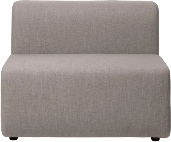 BROSTE COPENHAGEN Lagoon modulaire bank midden - latte stof