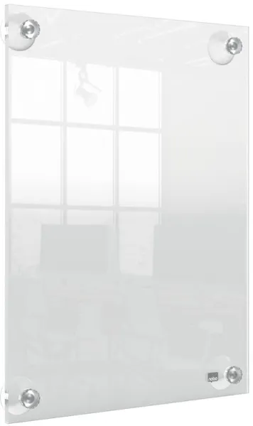 Nobo Premium Plus A4 heldere acryl wandgemonteerde posterframe, verplaatsbaar