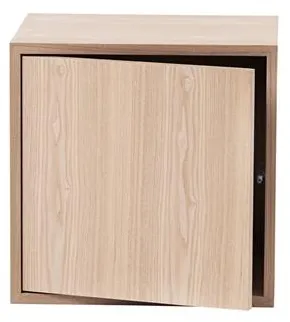 Muuto Stacked Opbergsysteem Medium met Deur Eik