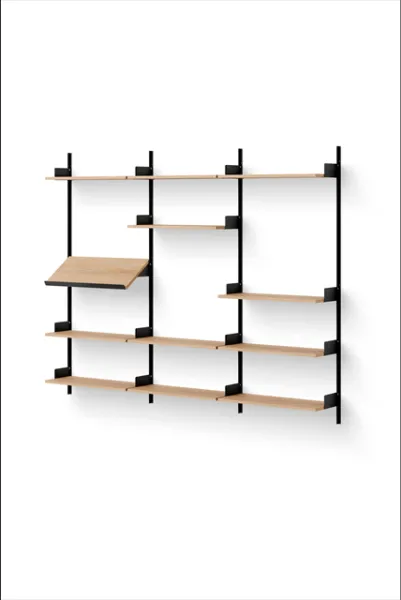 New Works Display Plank 1900 Eik/Zwart
