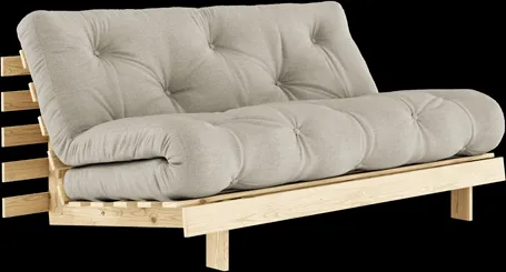 Karup Design Roots Slaapbank M. Matras 160x200 914 Linnen/Grenen