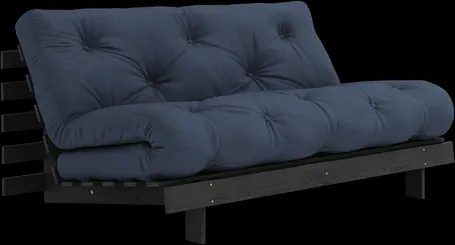 Karup Design Roots Slaapbank Met Roots Matras 160x200 Navy/Zwart Gelakt