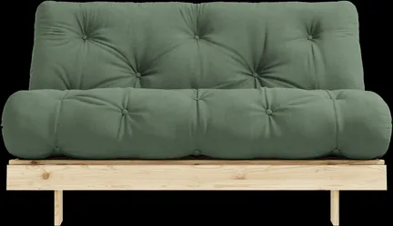 Karup Design Roots Slaapbank M. Matras 140x200 756 Olive Green/Grenenhout