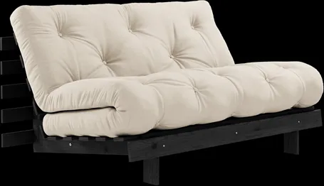 Karup Design Roots Slaapbank Met Roots Matras 140x200 Beige/Zwart Gelakt