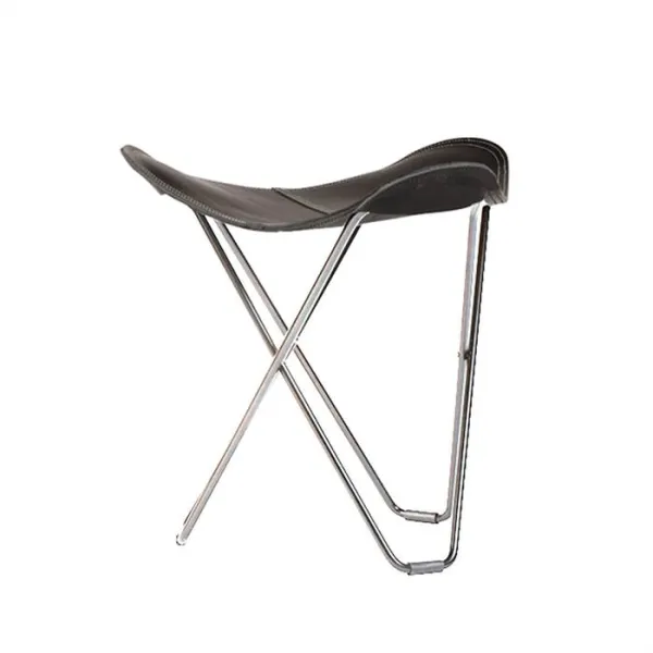 Cuero Pampa Flying Goose Kruk - Chroom frame - Zwart