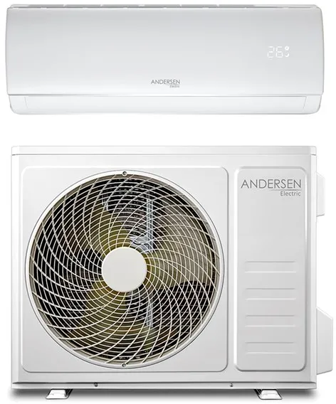 Andersen Electric AE 12000 lucht/lucht-warmtepomp met WiFi, 3,8 kW, 5–72 m², wit